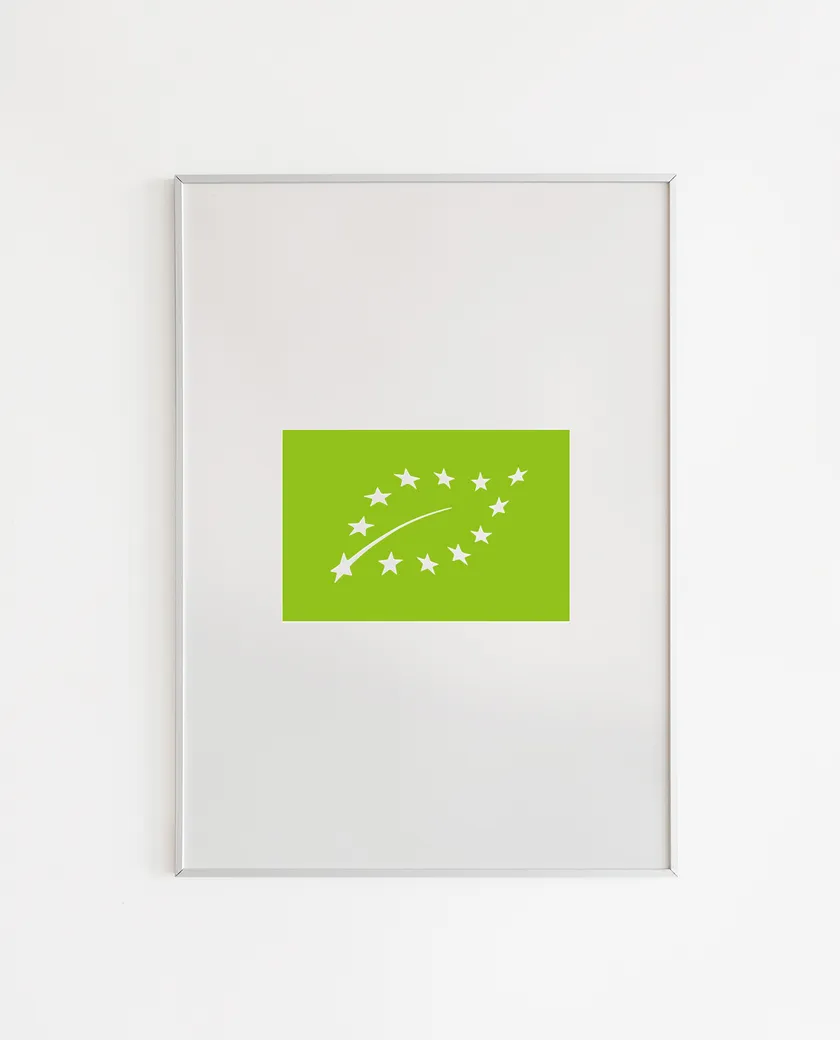 Logo biologico EU — certificazione ecologica europea per il caffè coltivato biologicamente