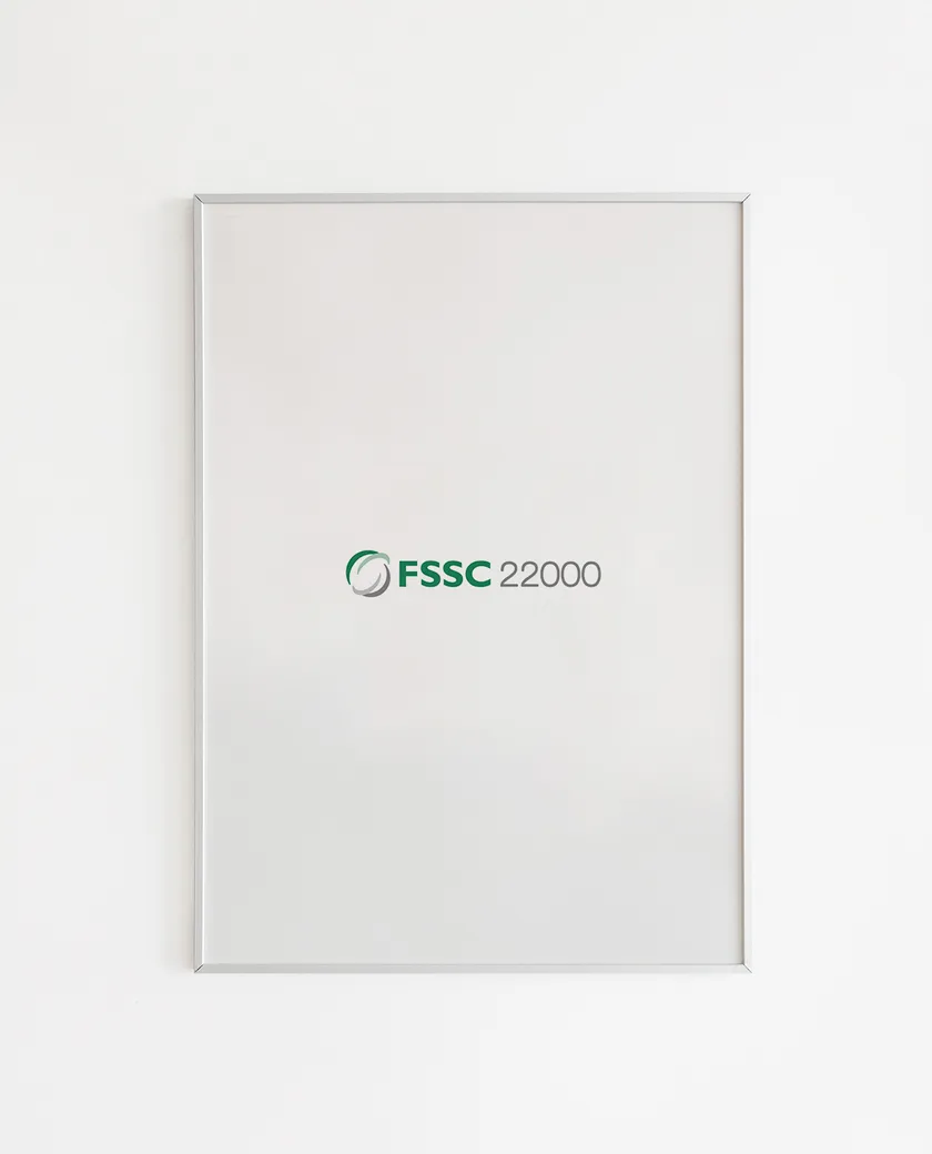 Logo certificazione FSSC 22000 — standard internazionale di sicurezza alimentare per torrefazioni di caffè